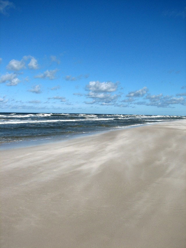 Plaża nad polskim morzem